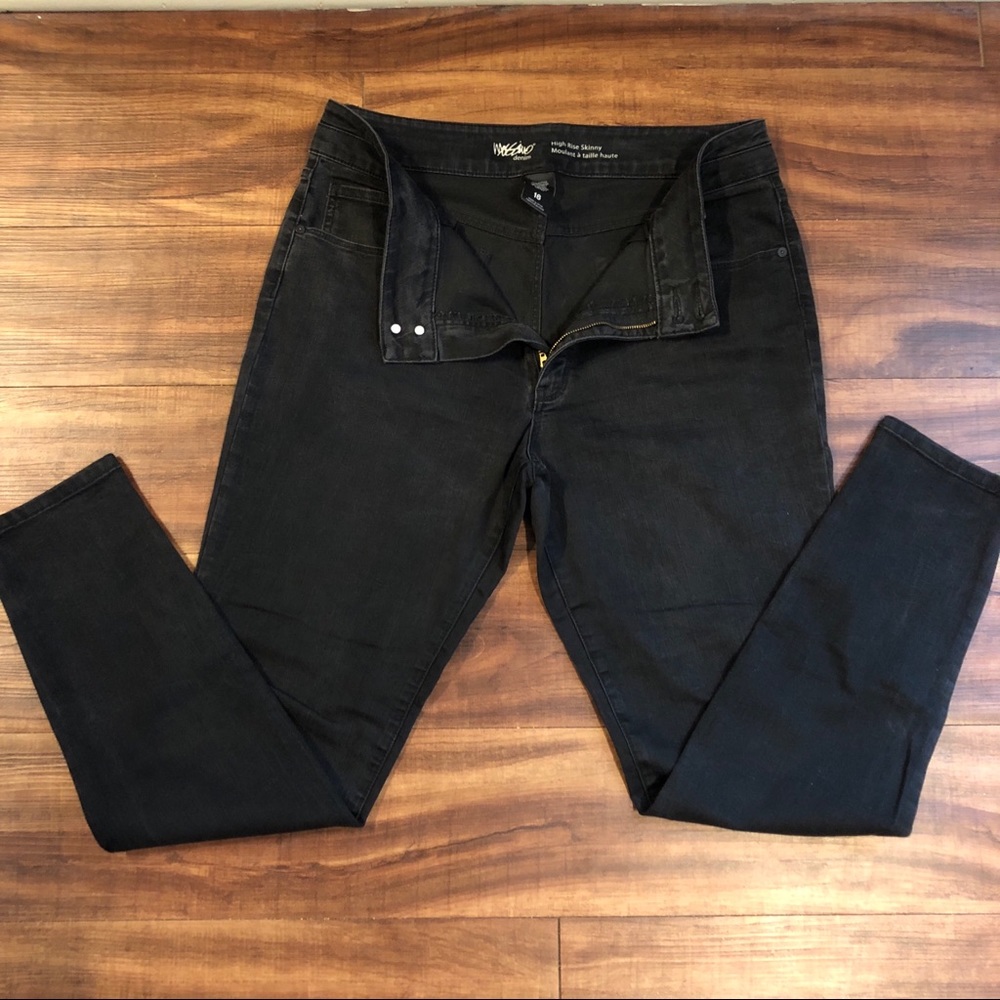 Mossimo High Rise Skinny Jeans Sz 16